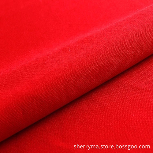 double side interlock polyester spandex blend fabric